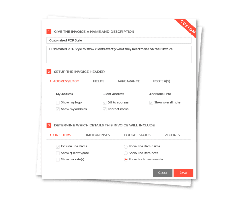 Customizable Invoicing and Billing Templates