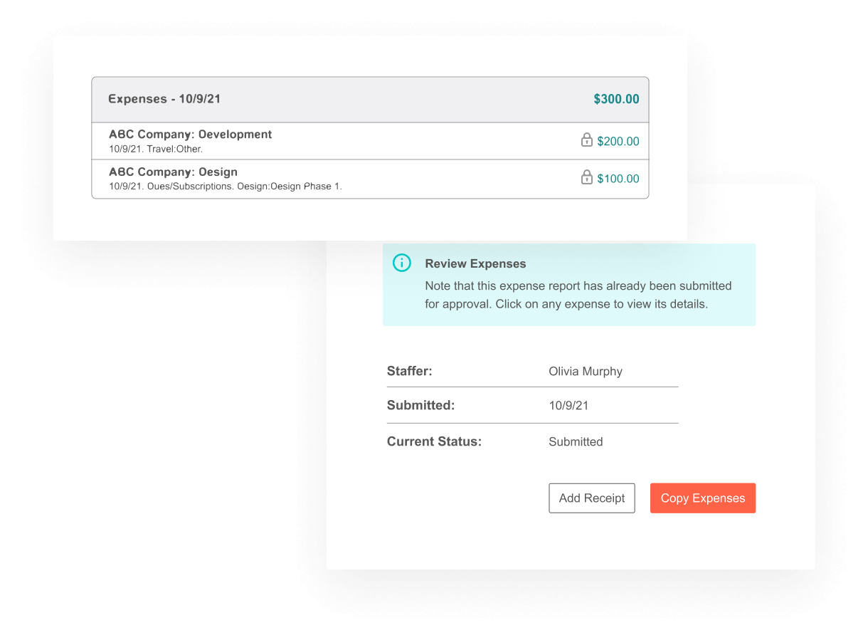 Tie expenses to projects.