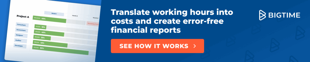 Accounting in project management