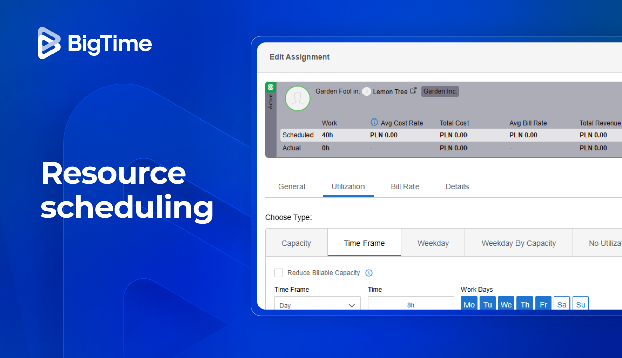 Resource scheduling