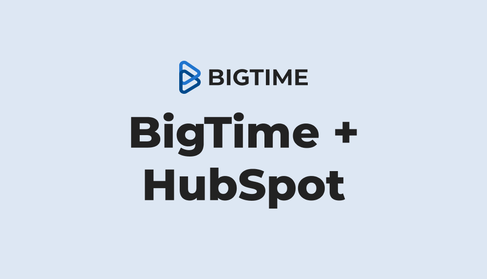 BigTime's Hubspot Integration