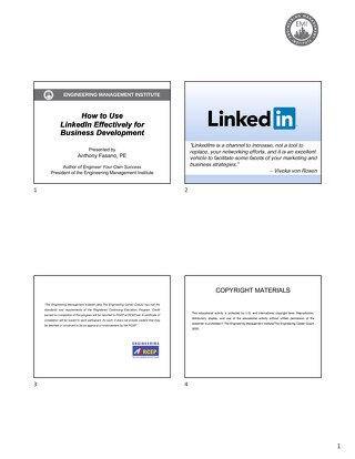 How to Use LinkedIn Effectively for Business Development