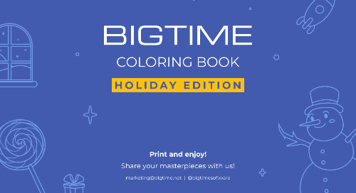 BigTime Coloring Book Holiday Edition