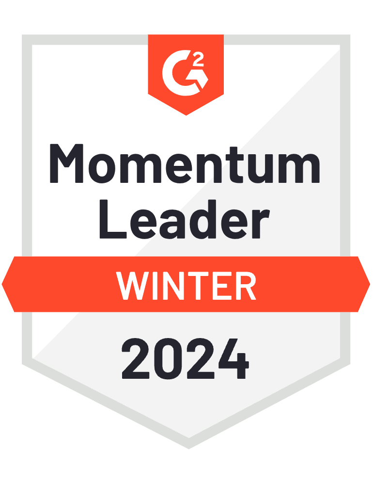 G2 Momentum Leader Winter 2024