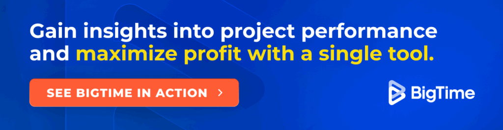 Project profit margin