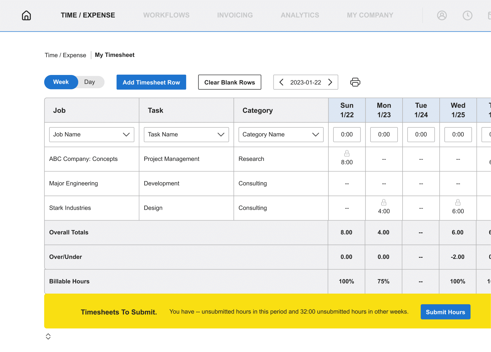 New Homepage Candidate BigTime Software