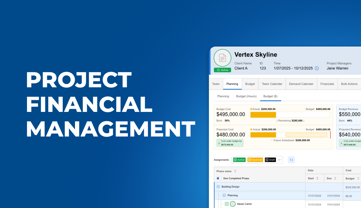Project financial management