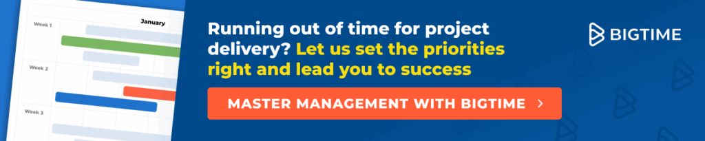 BigTime project prioritization tool
