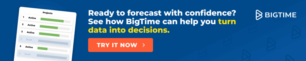 Demand forecasting in BigTime
