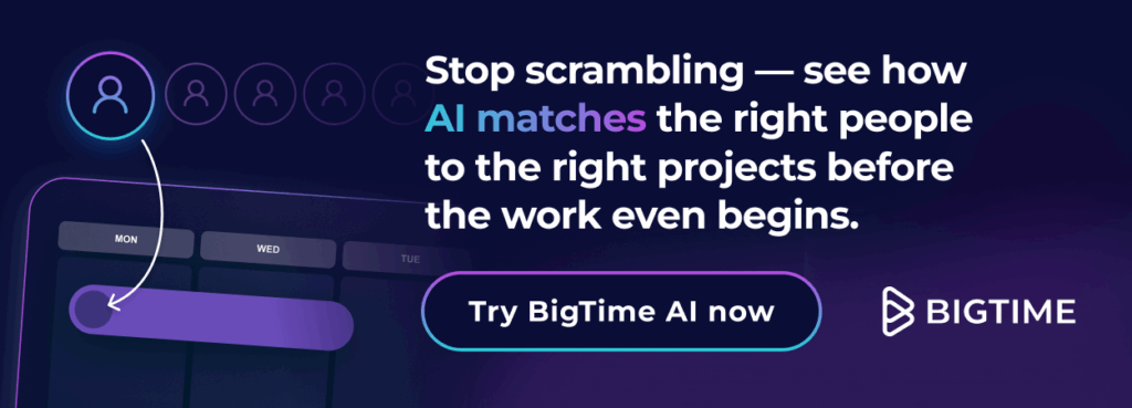 BigTime AI demand matching