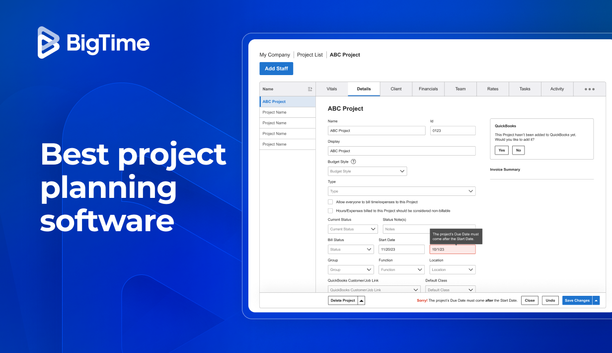Best project planning software