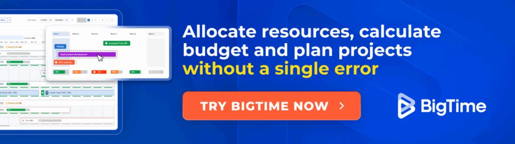 Create a perfect project plan with BigTime