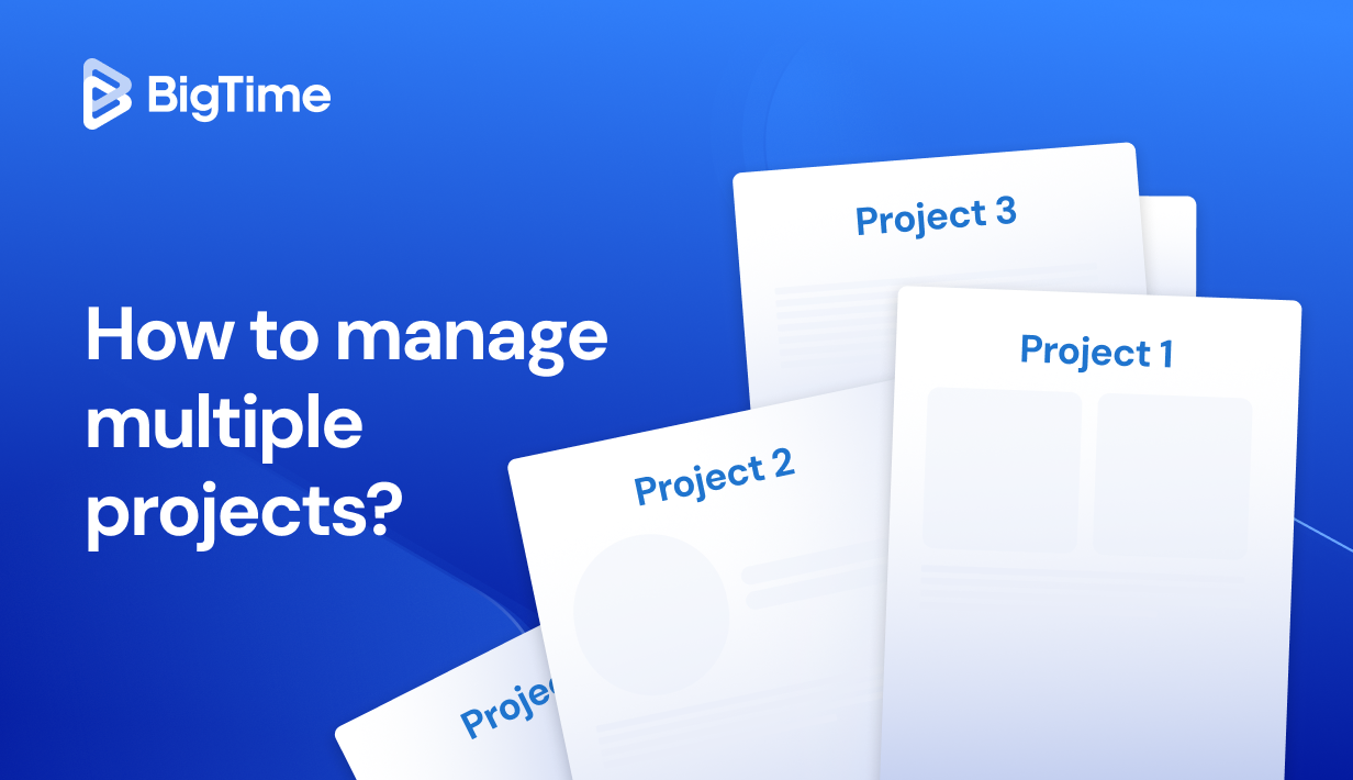 How to manage multiple projects