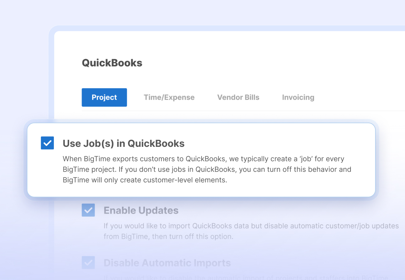 Quickbooks Data Entry Screen