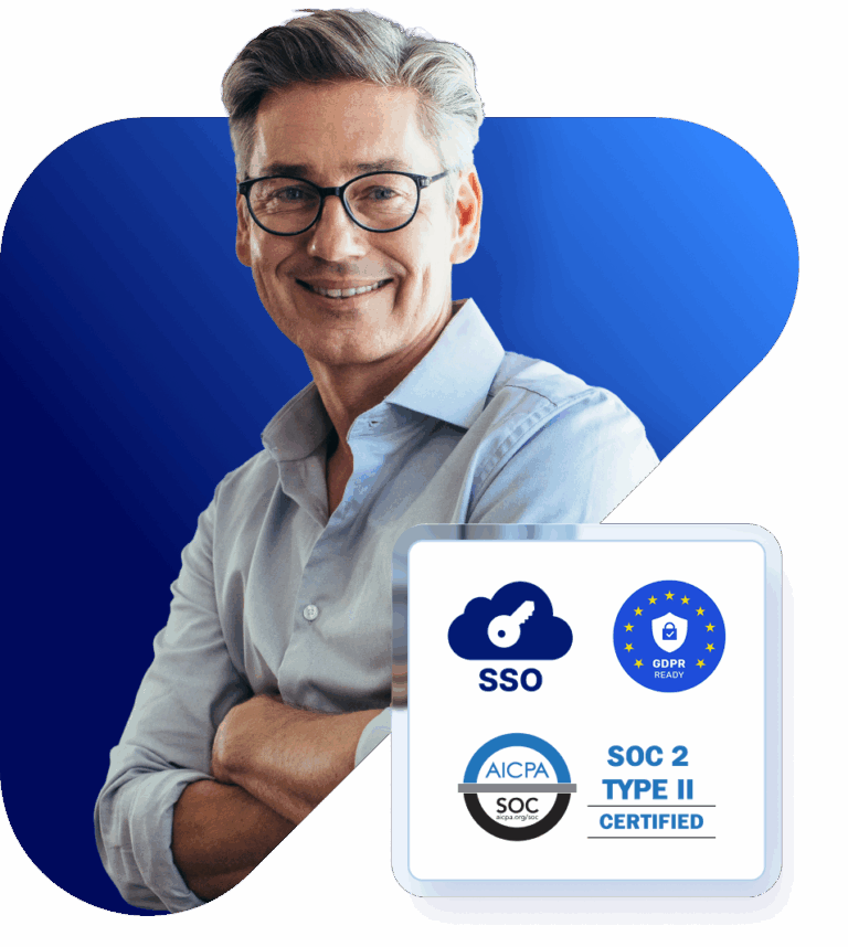 Man With Security Badges