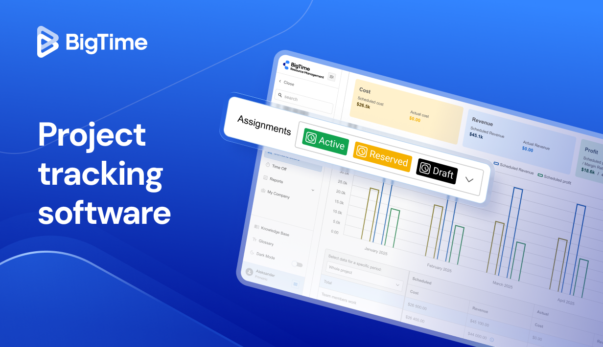 Project tracking software