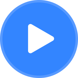 Play Button Blue