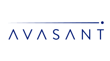 Avasant Logo Darkblue Framed