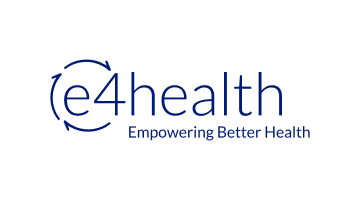 E4health Logo Darkblue Framed